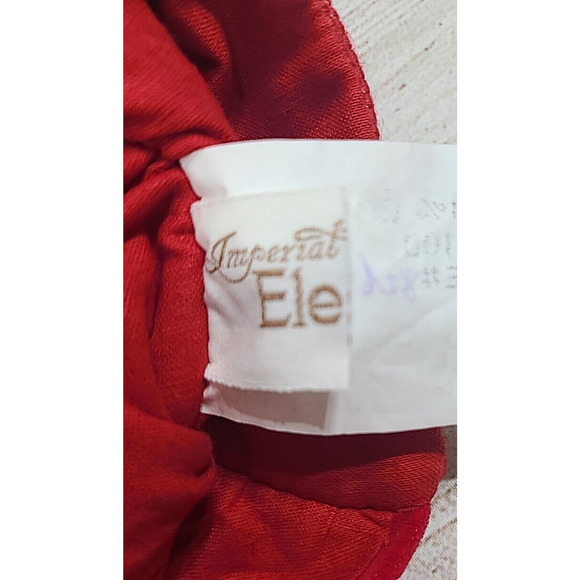 Imperial Elegance Embroidered Wool Christmas Stocking Santa Claus Red 15" 1991 - Picture 6 of 8